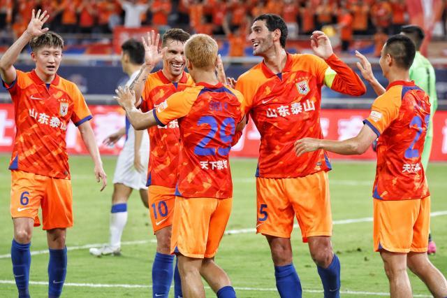 kaiyun-【中超】陈蒲贾德松杂耍破门 泰山3比0申花11场不败